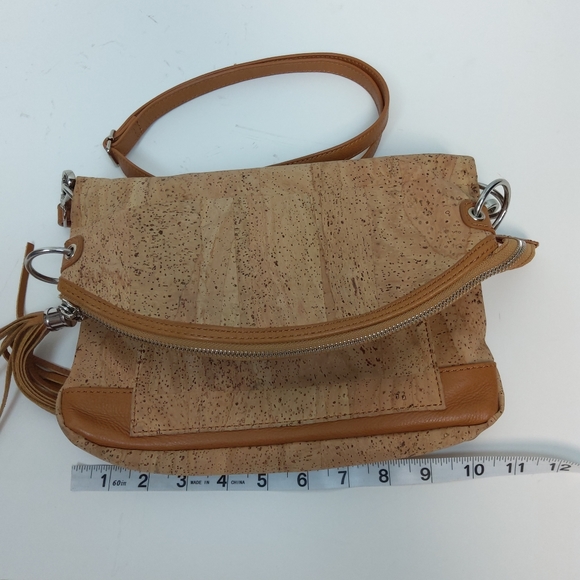 queork Bags Queork Cork Convertible Foldover Crossbody Poshmark